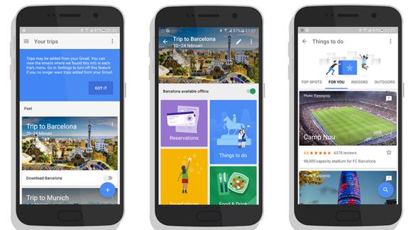 غوغل تختبر تطبيقا ذكيا للسفر