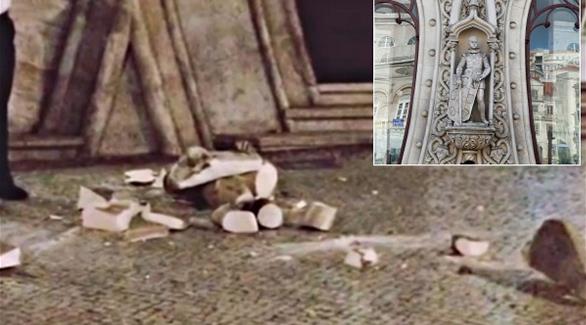 (سيلفي) تحطم تمثالا تاريخيا لأحد ملوك
