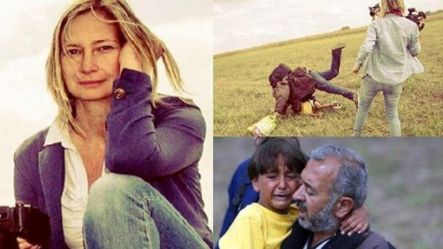 المصورة التي ركلت اللاجئ السوري تخطط