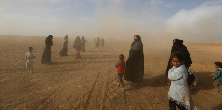 مع تصاعد حدة المعركة.. مدنيو الموصل