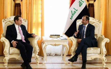 الجبوري يبحث مع السفير الامريكي إعادة