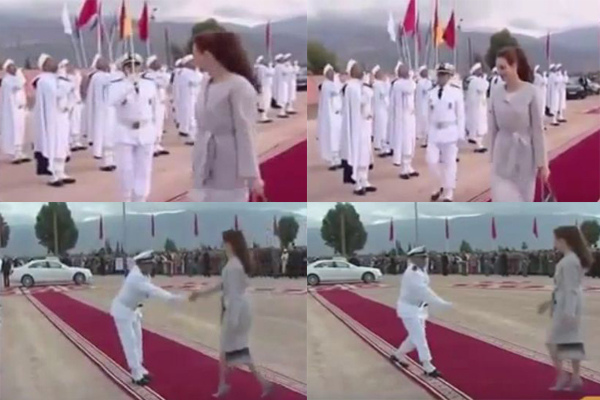 رد فعل مفاجيء للأميرة للا سلمى