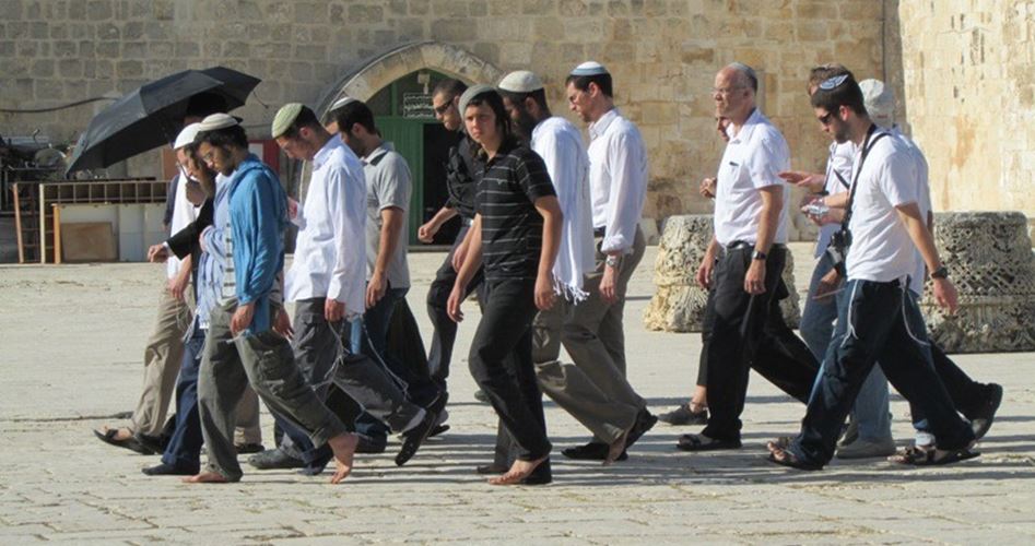 مستوطنون يقتحمون الأقصى والاحتلال يعتدي على