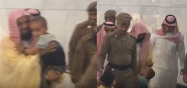 فيديو: طفل يصر على مصافحة إمام