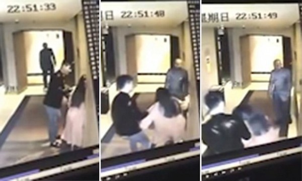 فيديو: محاولة اختطاف امرأة من أمام