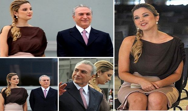 صور: ابتزاز زوجة رئيس البرازيل المؤقت